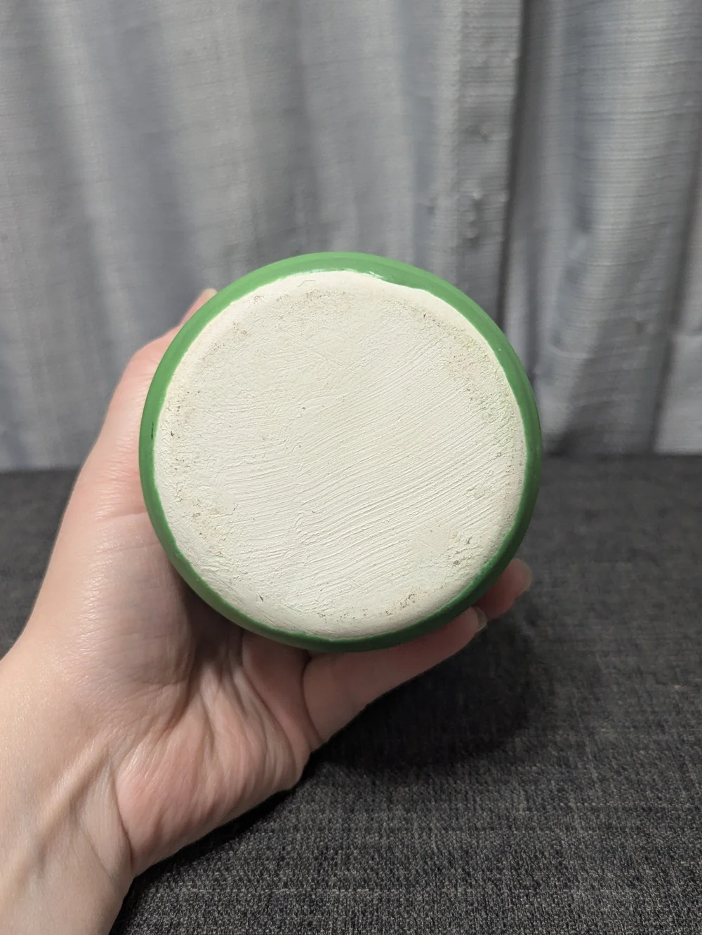 Sleek Matte Green Tapered Vase - Home Accents